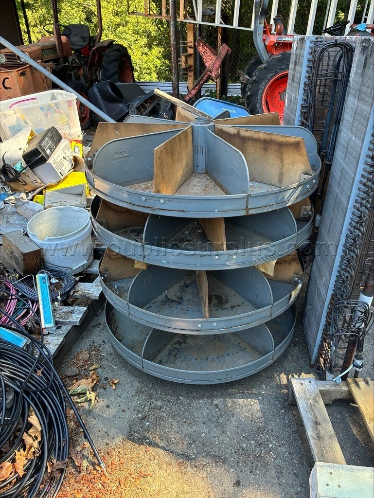 Rolled Steel Revolving Shelf for Parts - photo 1