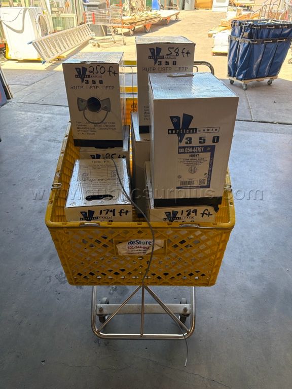 Cart of CAT Cable Boxes - Y - photo 1