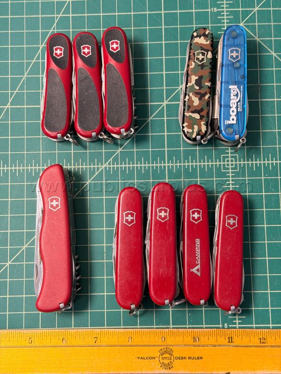 Assorted Swiss Army Knives - QTY 10 - Shipping $12.00 - photo 1